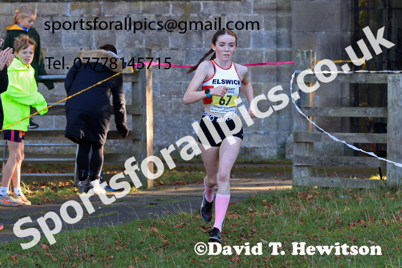 Girls Under-15s, 2025 Start Fitness NEHL, Lambton, County Durham. Photo: David T. Hewitson/Sports for All Pics
